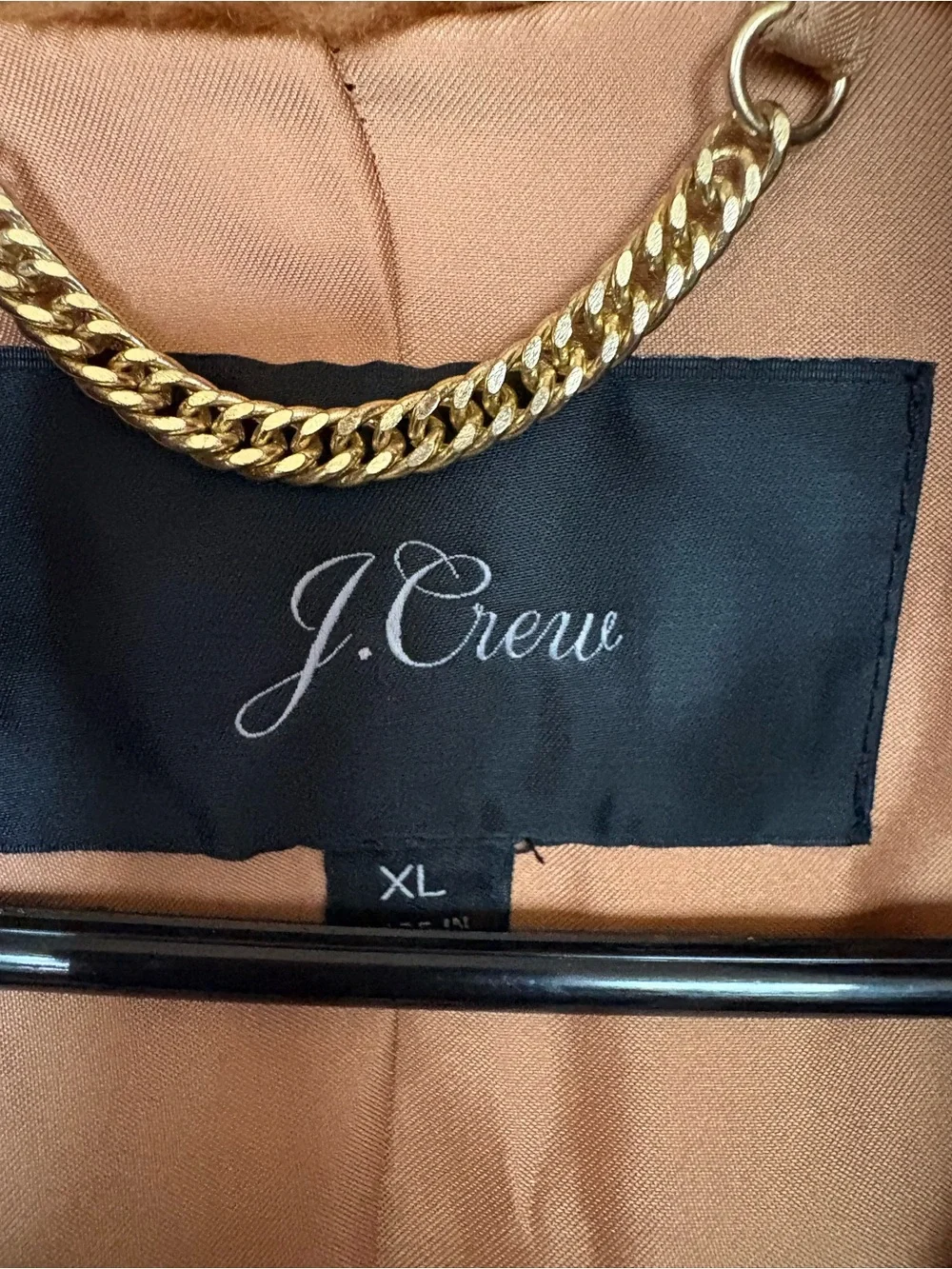 JCrew Teddy Coat with Pockets in Camel